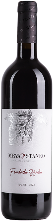 Mrva a Stanko Frankovka Modrá, CHOP,2022, 0,75 l